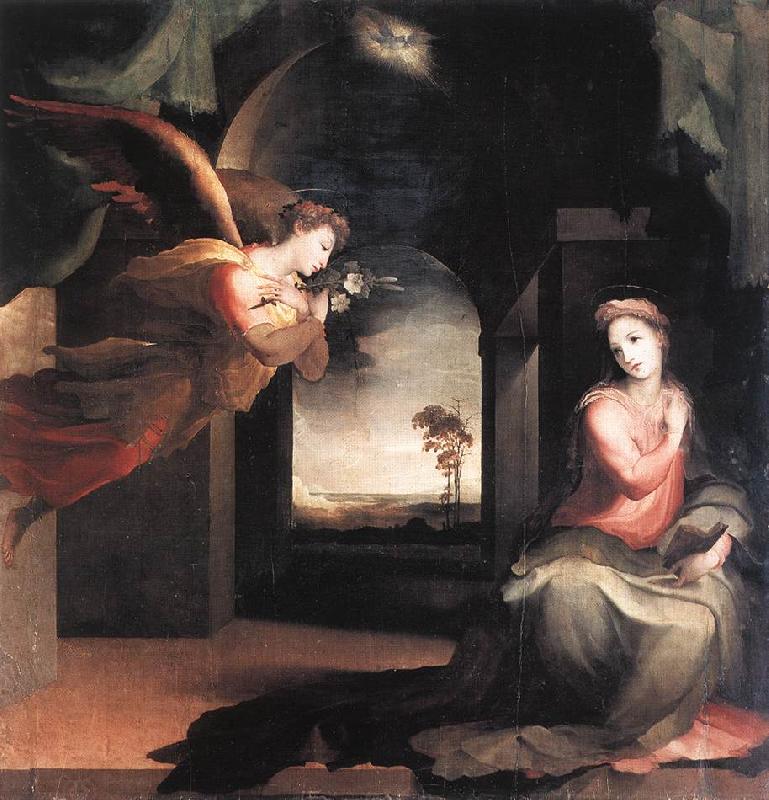BECCAFUMI, Domenico The Annunciation  jhn oil painting picture